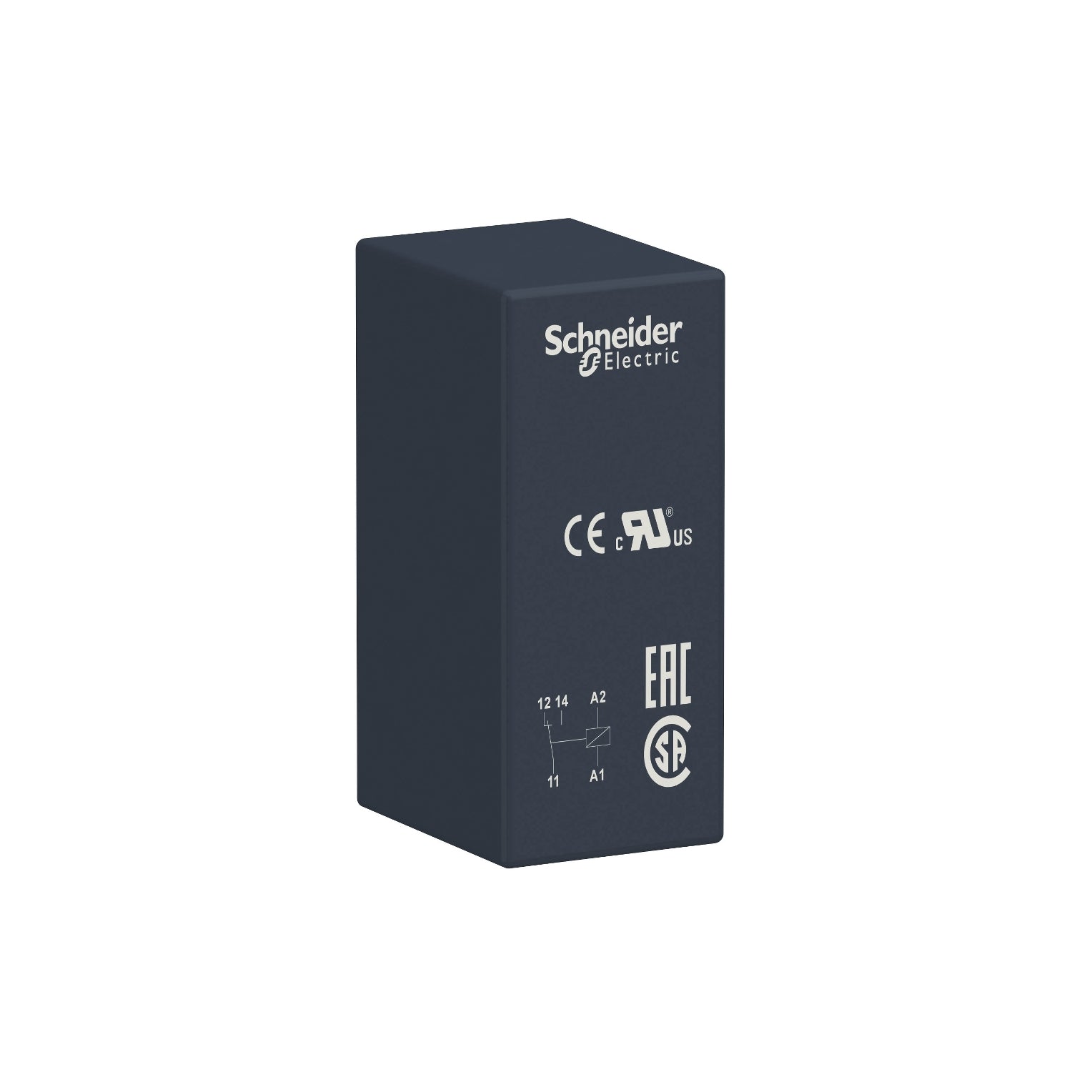 RSB1A120B7 - Relé Electromecánico de interfaz enchufable 12A 1 NANC 24V CA Schneider