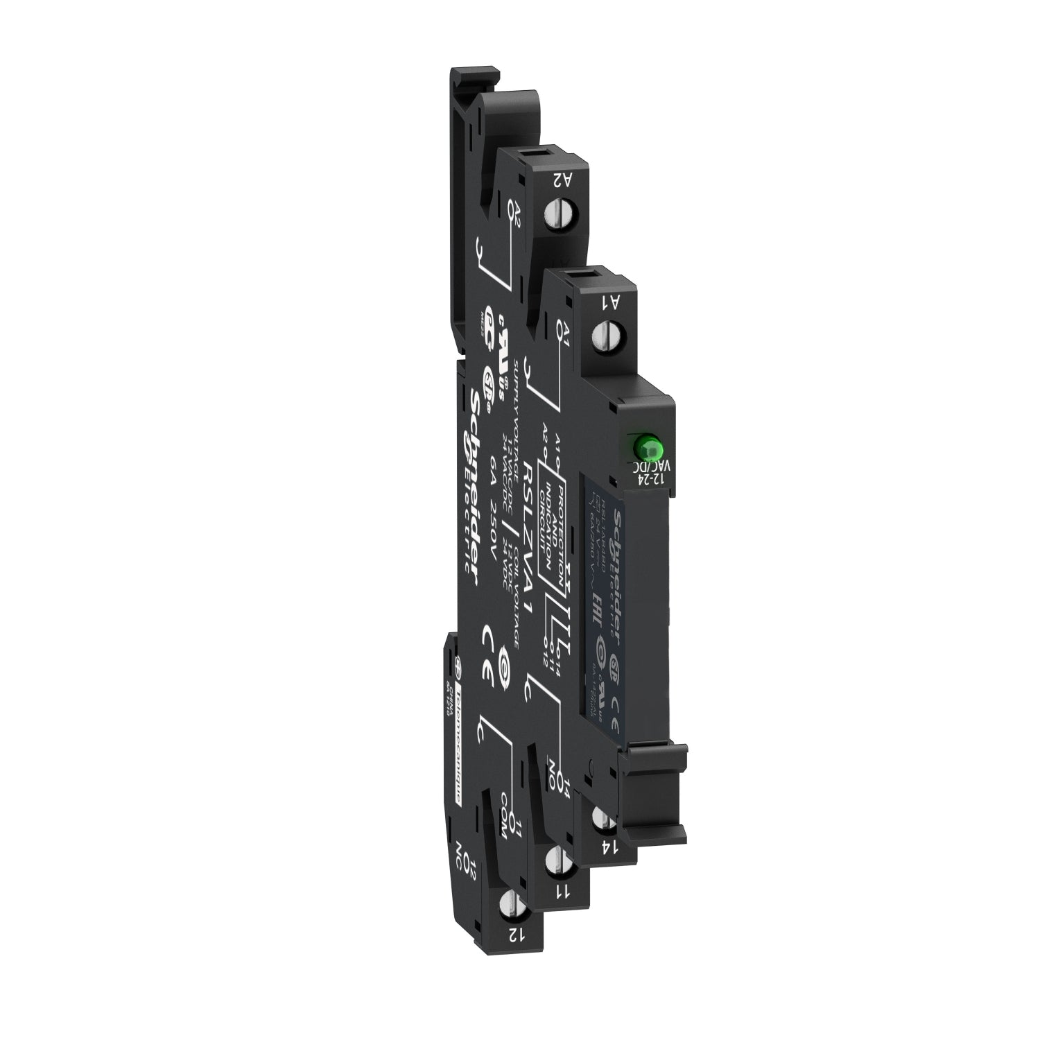 RSL1PVBU - Relé Electromecánico base tornillo 24V CA/CC Schneider