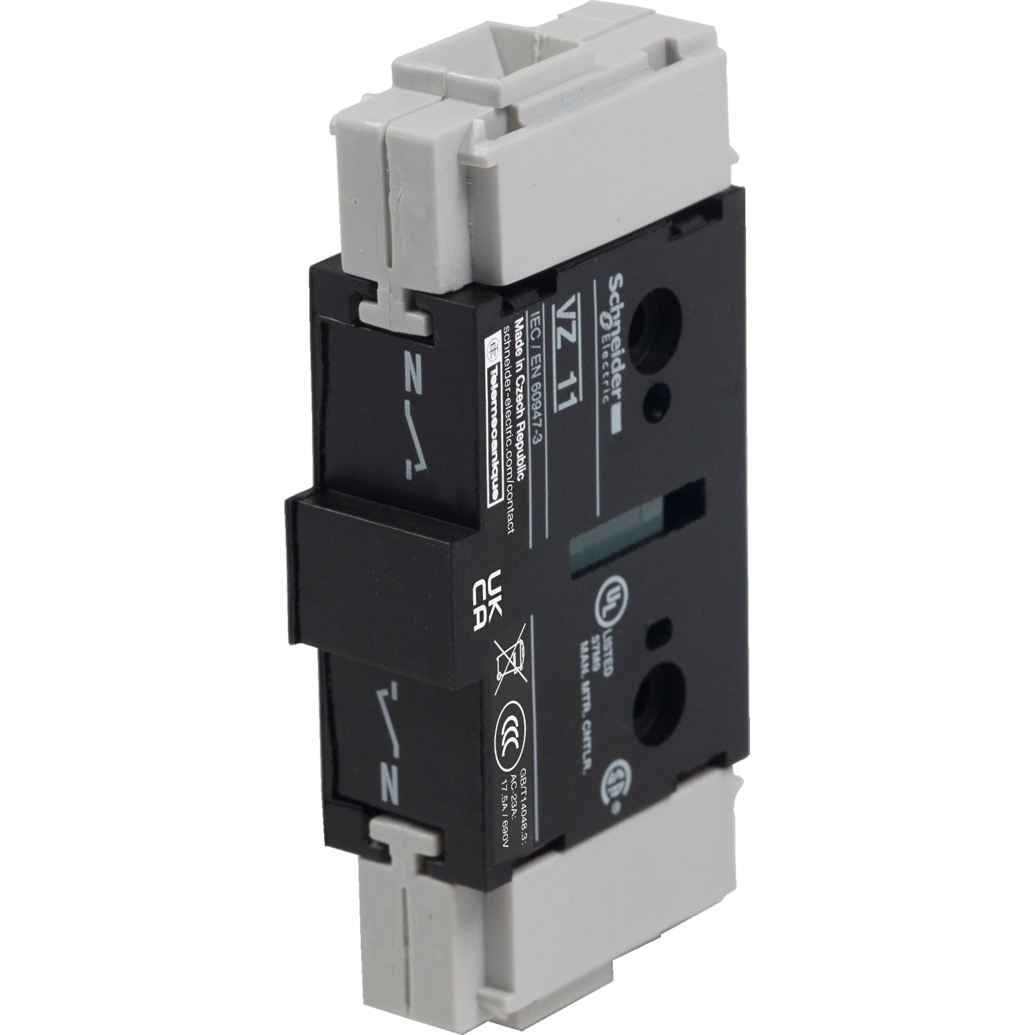 VZ11 - Bloque de neutro adicional Control de Tesys 40 A para V02-V2