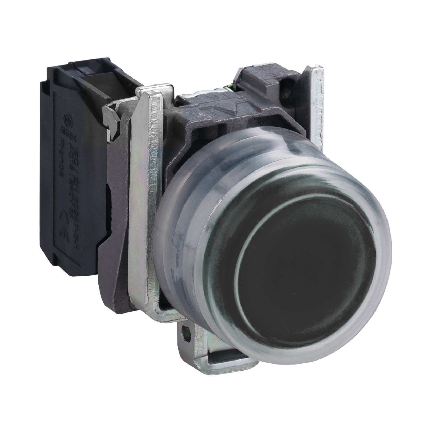 XB4BP21 - Pulsador capuchon goma 1na negro Schneider