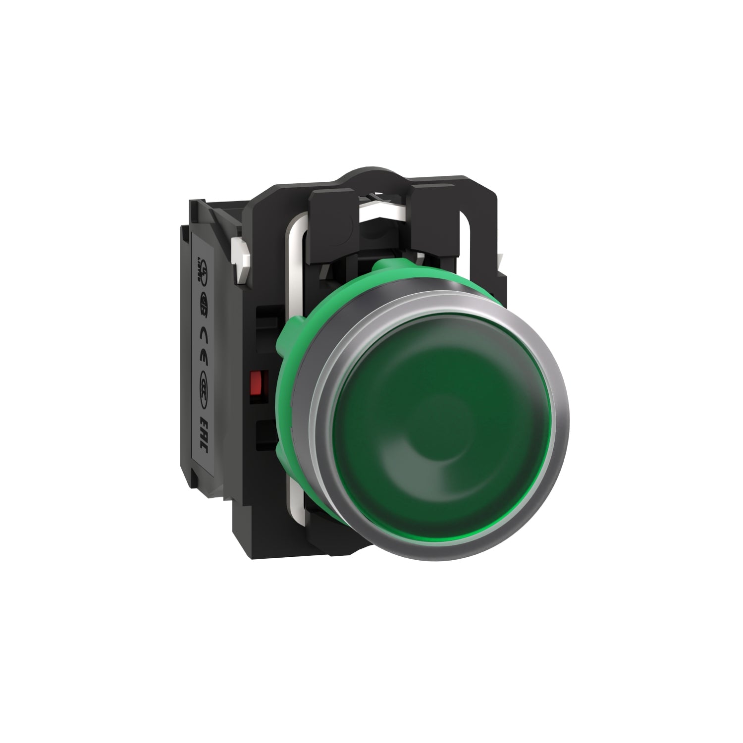 XB5AW33M5 - Pulsador luminoso led 230v na+nc verde Schneider