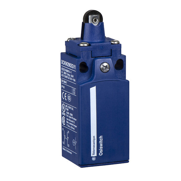 XCKN2502P20 - Interruptor de límite XCKN, pulsador de rodillo plástico, 1NC+1 NO, lento, M20 Telemecanique