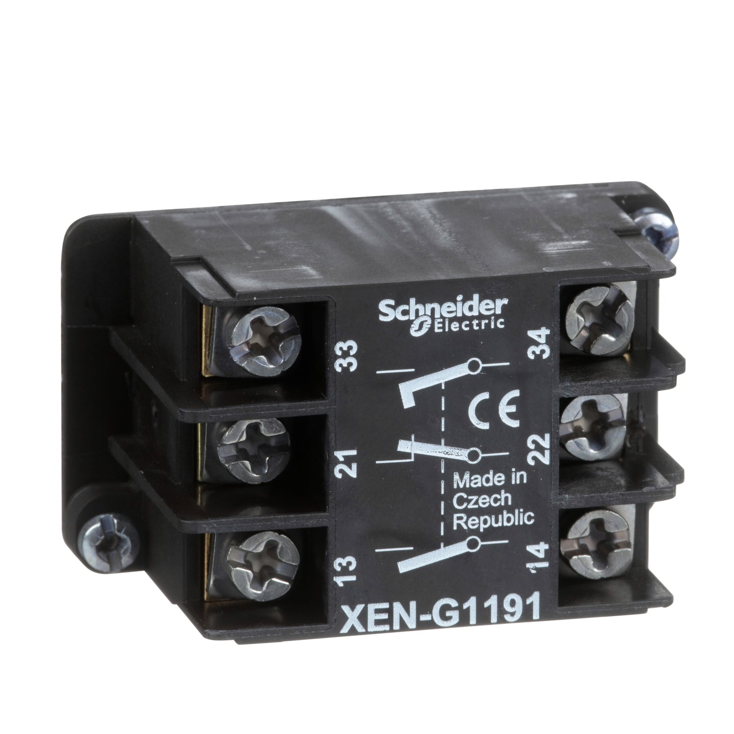 XENG1191 - Contacto Harmony XAC 1nf+1na+1na decalado (2 vel) Schneider
