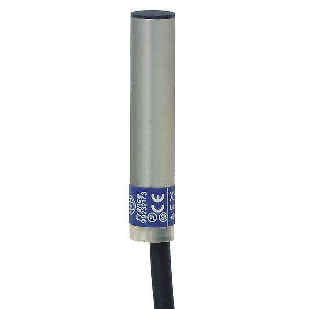 XS106B3PAL2 - Sensor inductivo XS1 Ø6.5, L33mm, acero inoxidable, Sn2.5mm, 12..24VDC, cable 2m Telemecanique