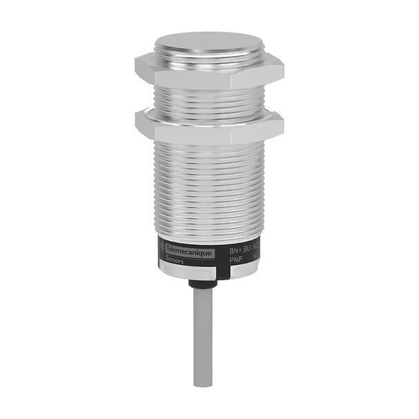 XT530B1PAL2 - Sensores de proximidad capacitivos XT, cilíndrico M30, latón, 3 hilos, Sn 10 mm, cable 2 m, 1 NO Telemecanique