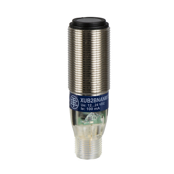 XUB4BPANM12 - Sensor fotoeléctrico XU, XUB, difusos, Sn 0.1 m, 12...24 VDC, M12 Telemecanique