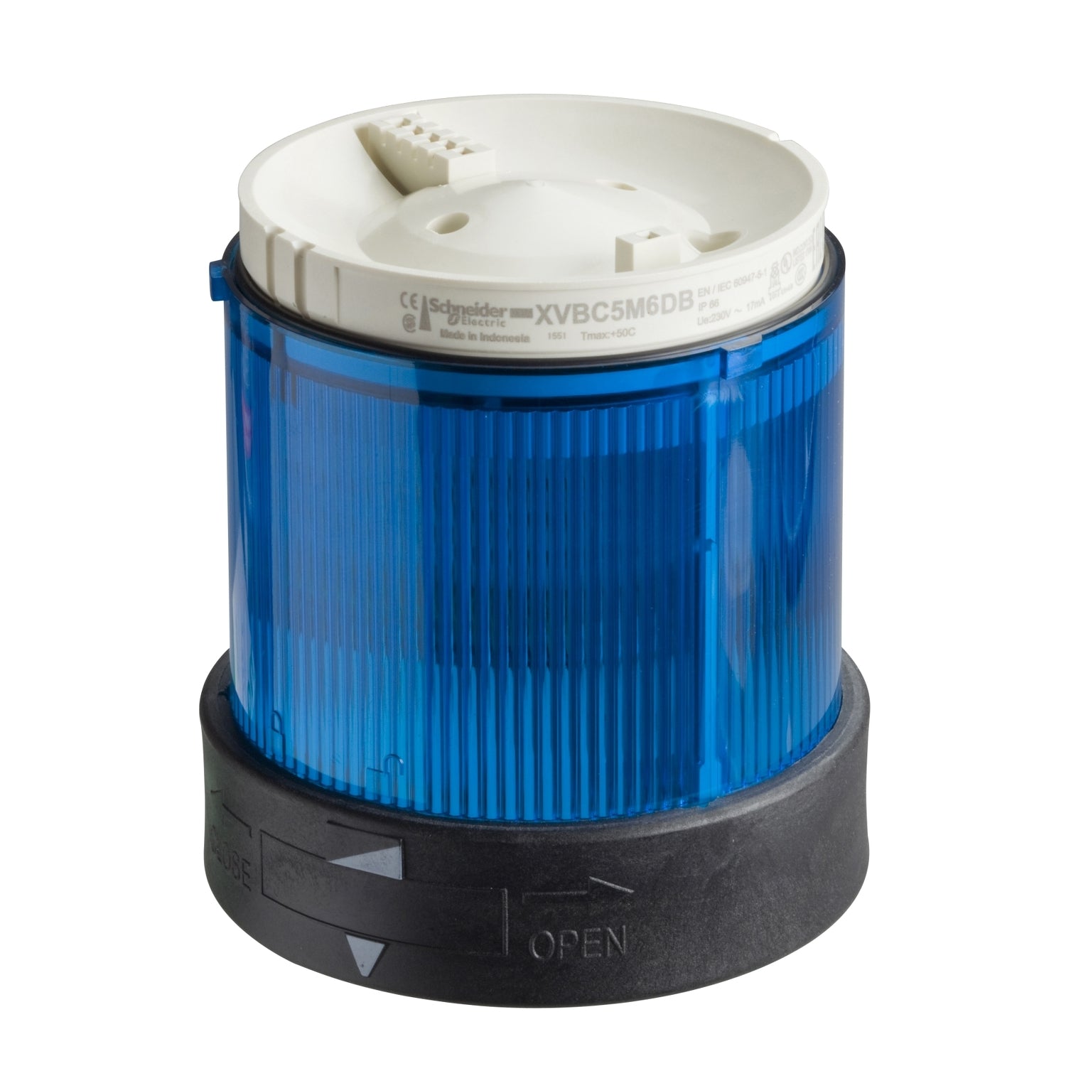 XVBC5B6 - Unidad iluminada - luz intermitente - azul - 24 v ca cc Schneider