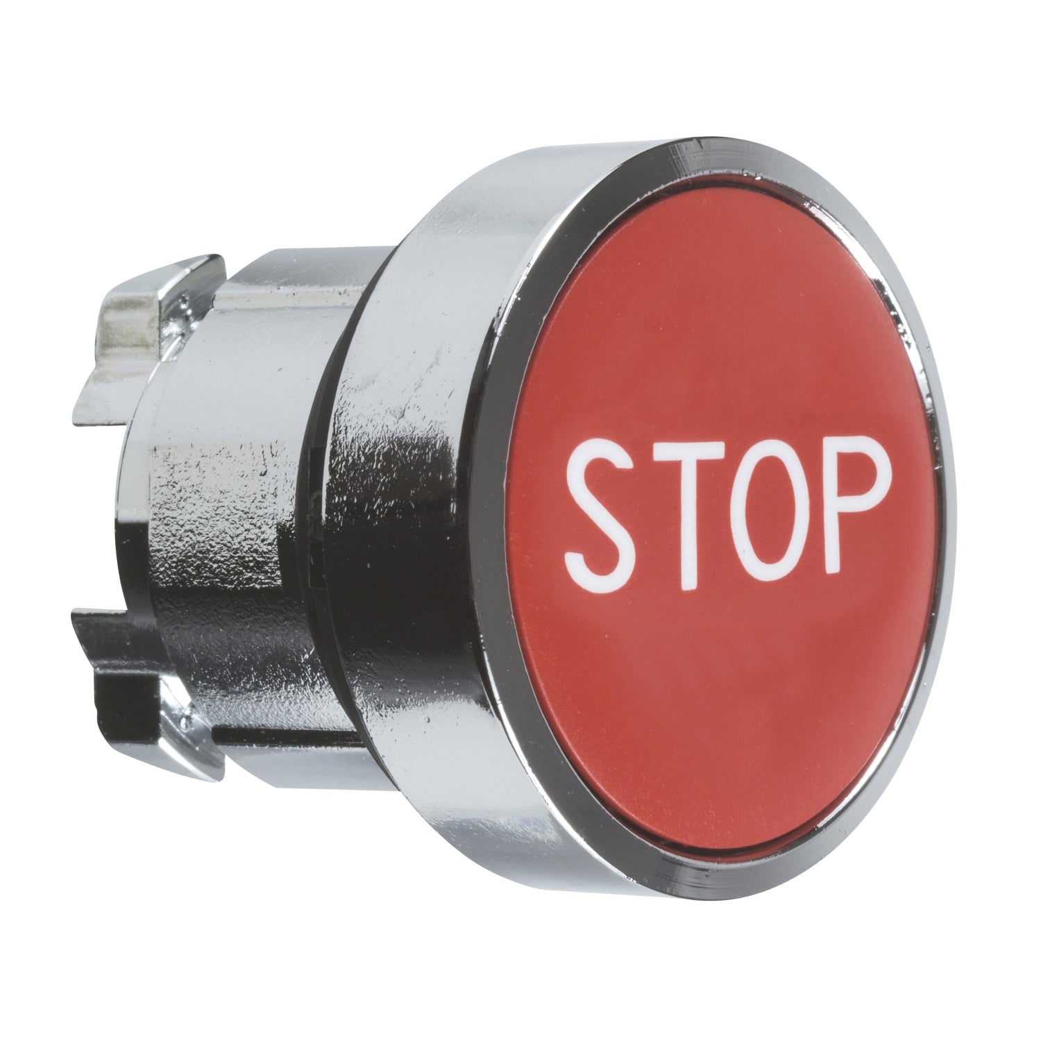 ZB4BA434 - Cabeza pulsador Harmony XB4 - rasante rojostop Schneider