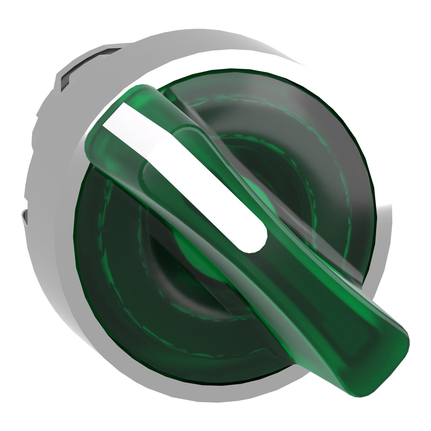 ZB4BK1233 - Cabeza selector Harmony XB4 - luminoso 2 posiciones verde Schneider