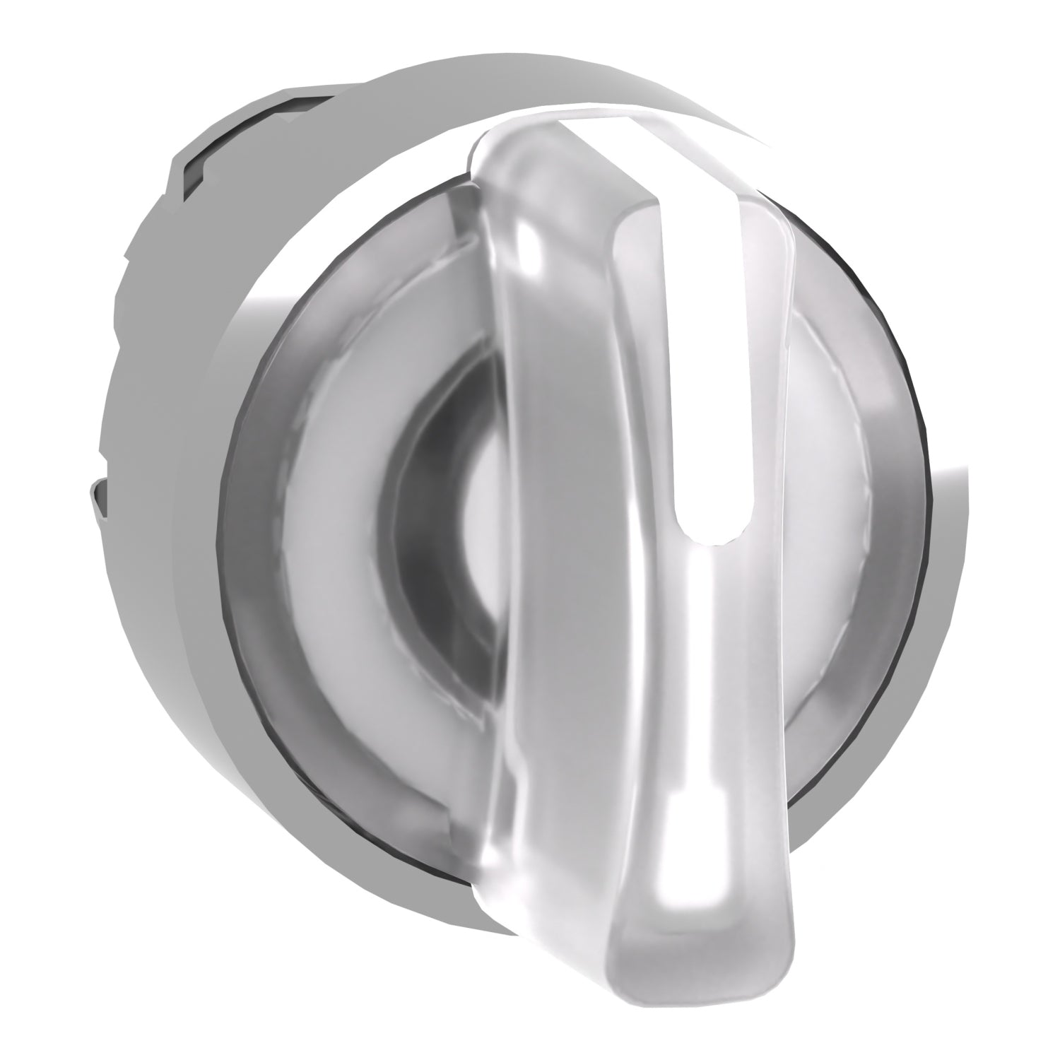 ZB4BK1313 - Cabeza selector Harmony XB4 - luminoso 3 posiciones blanco Schneider