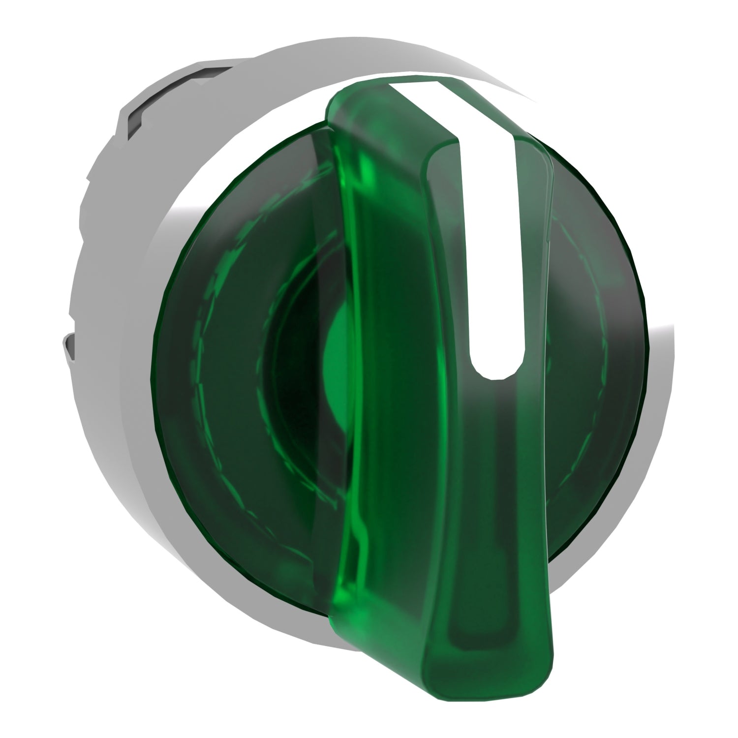 ZB4BK1333 - Cabeza selector luminoso Harmony XB4 - 3 posiciones verde Schneider