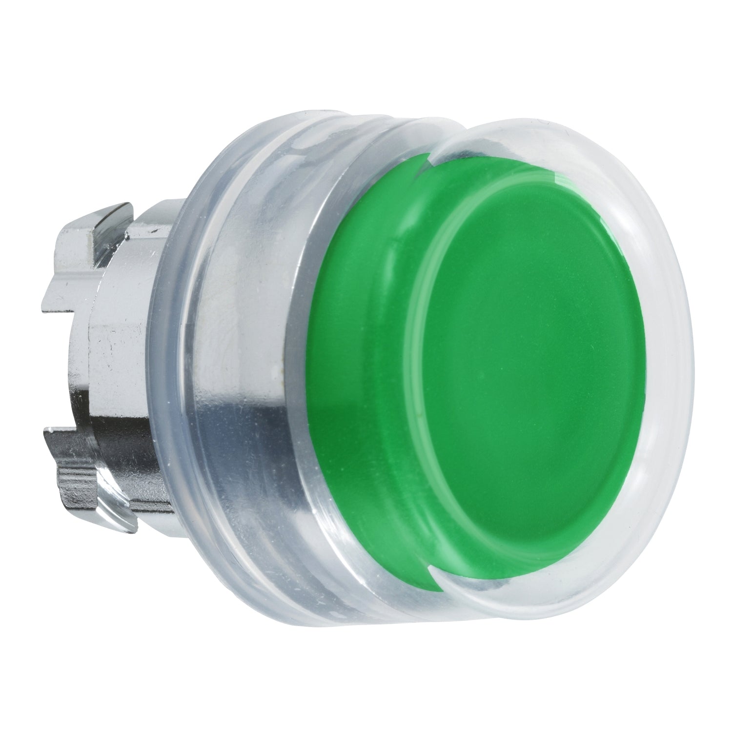 ZB4BP3 - Cabeza pulsador Harmony XB4 - goma verde Schneider