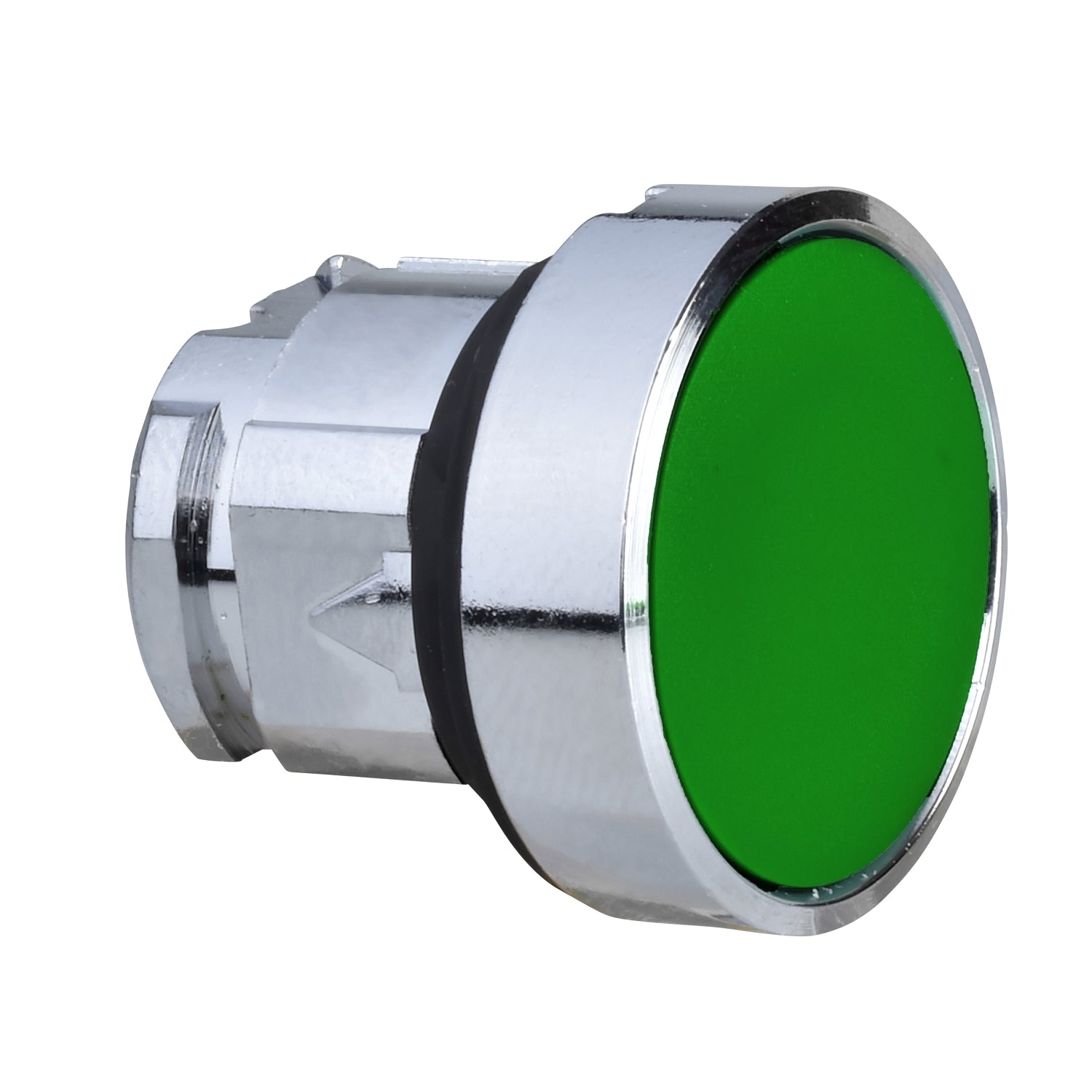 ZB4BPA3 - Pulsador rasante capuchón silicona posiciones silicona verde Schneider