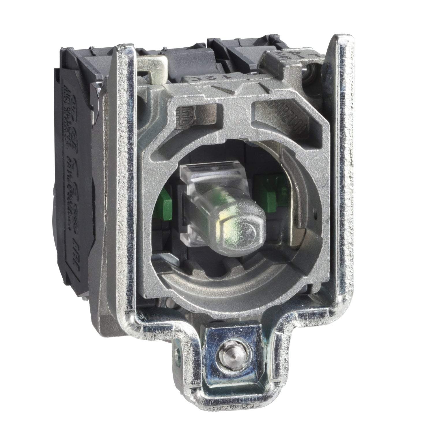 ZB4BW0M33 - Cuerpo pulsador luminoso led 230vca 2na verde Schneider