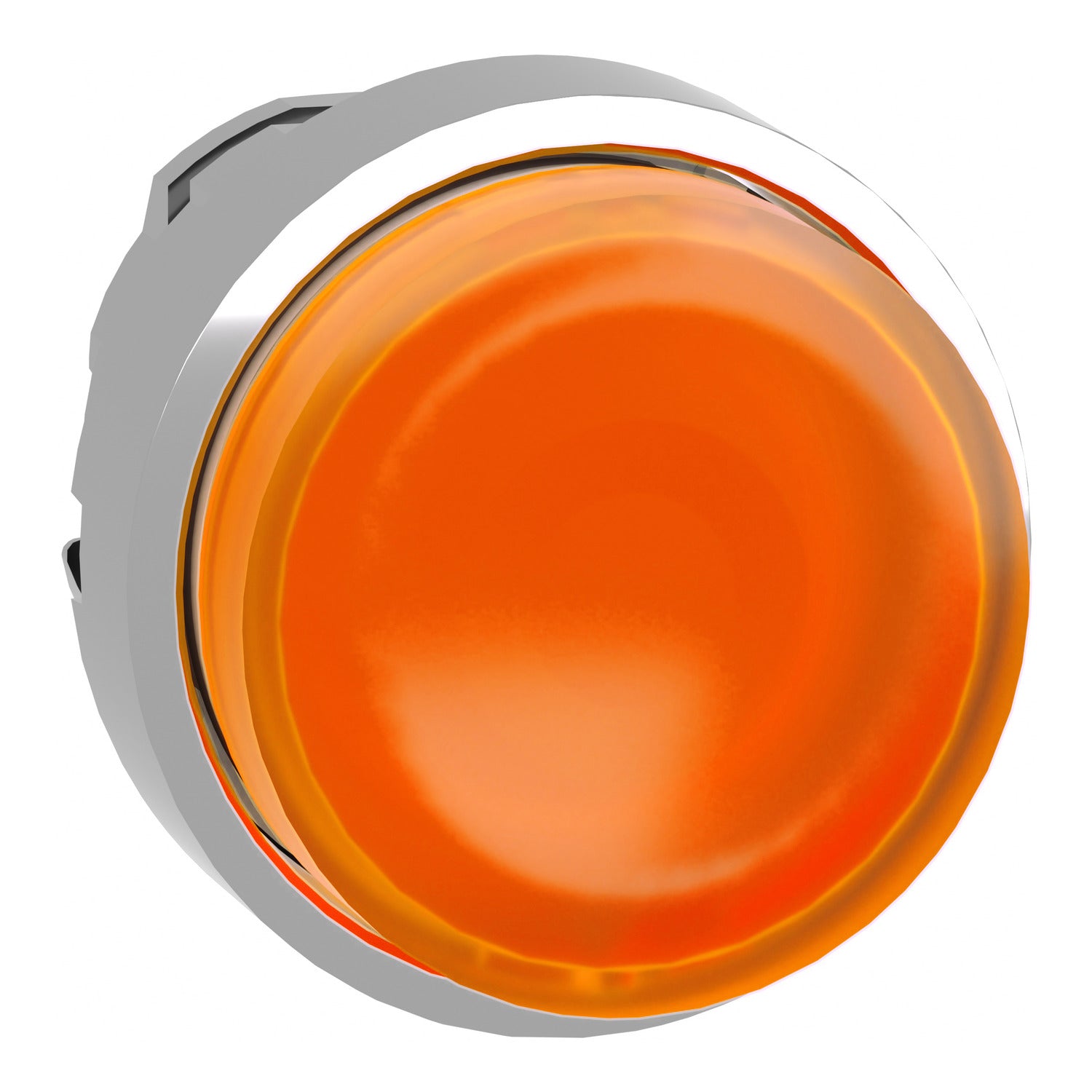 ZB4BW153 - Cabeza pulsador luminoso sal led naranja Schneider