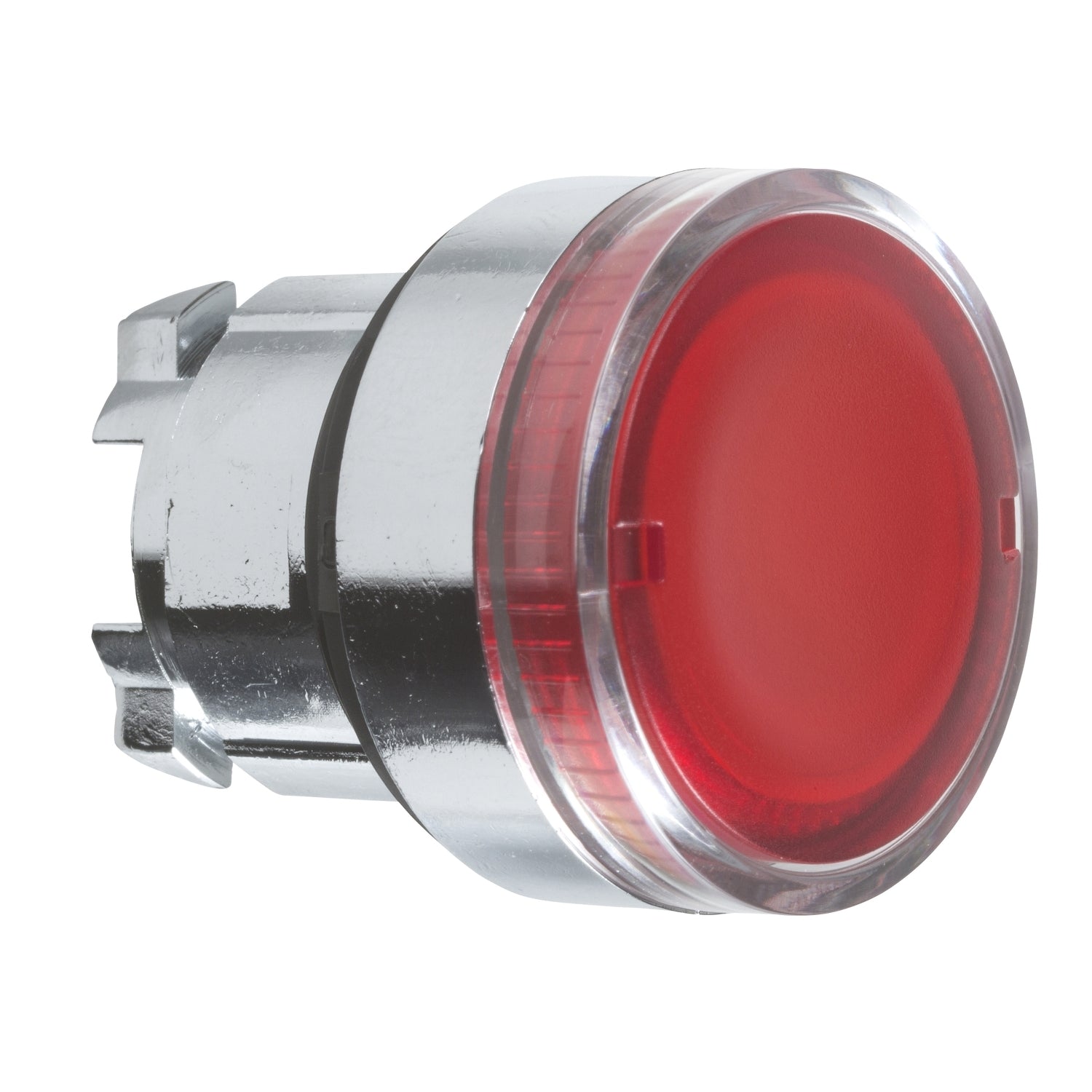 ZB4BW34 - Cabeza pulsador luminoso Harmony XB4 - rasante ba9s rojo Schneider