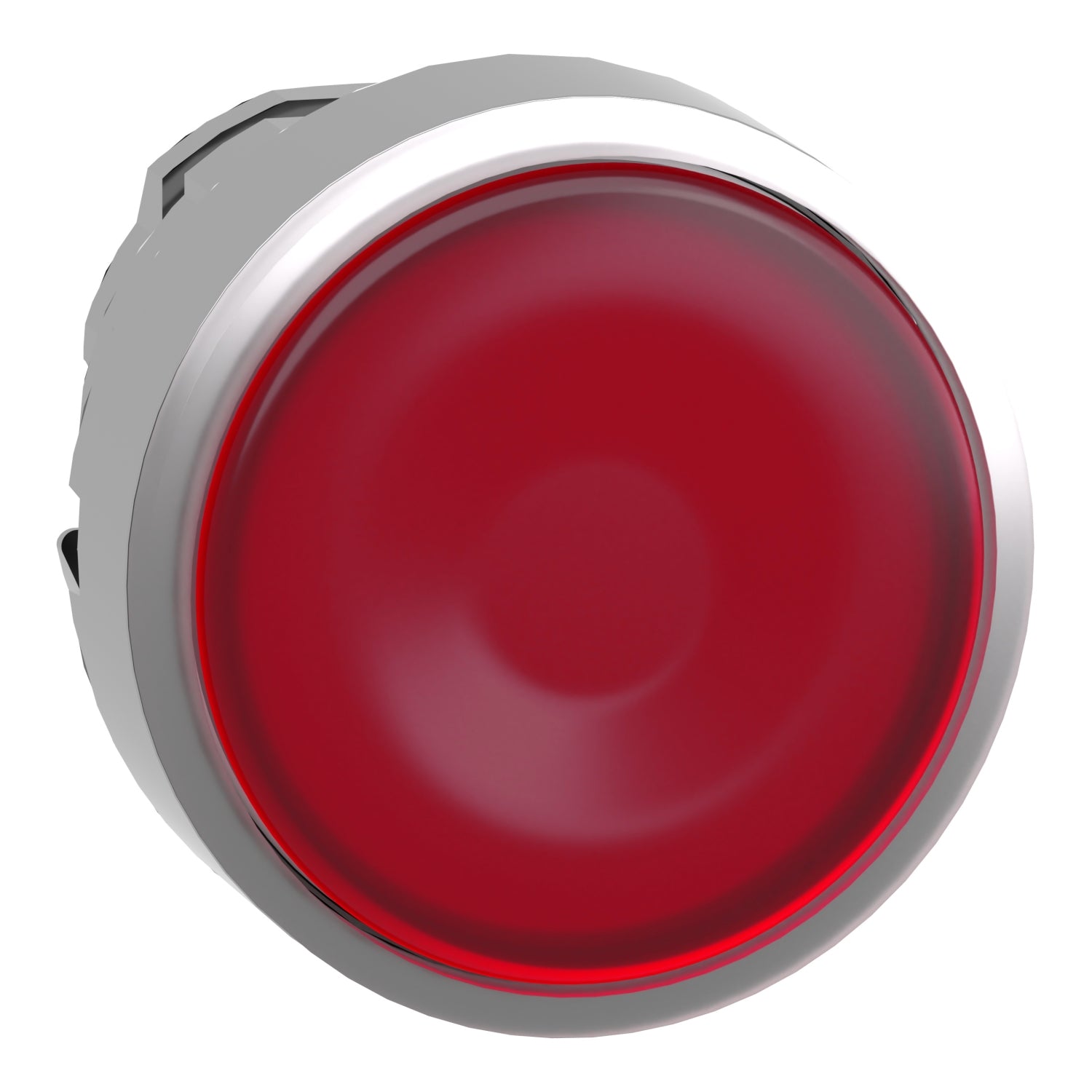 ZB4BW343 - Cabeza pulsador luminoso Harmony XB4 - rasante led rojo Schneider