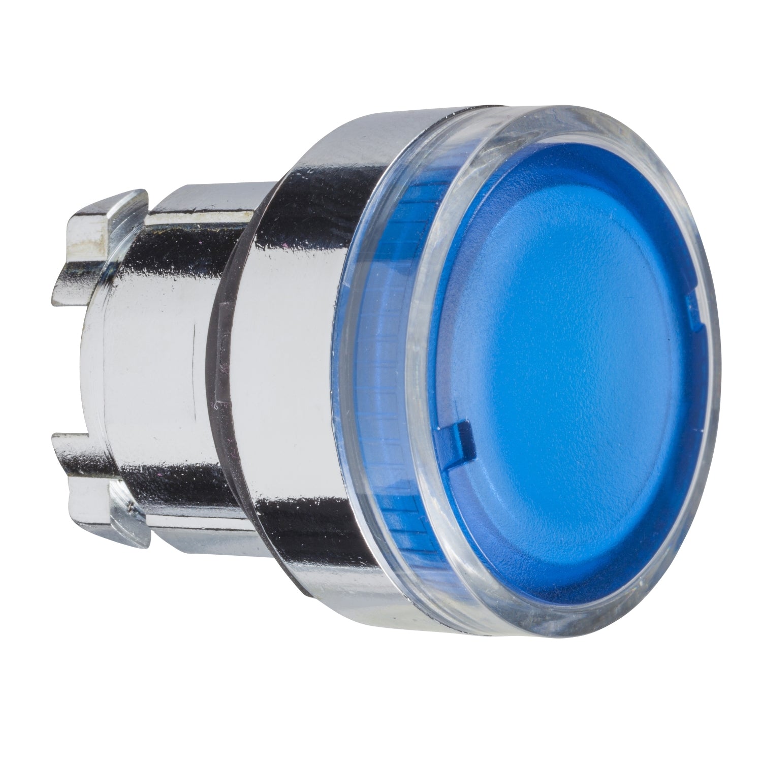 ZB4BW36 - Cabeza pulsador luminoso Harmony XB4 - rasante azul Schneider