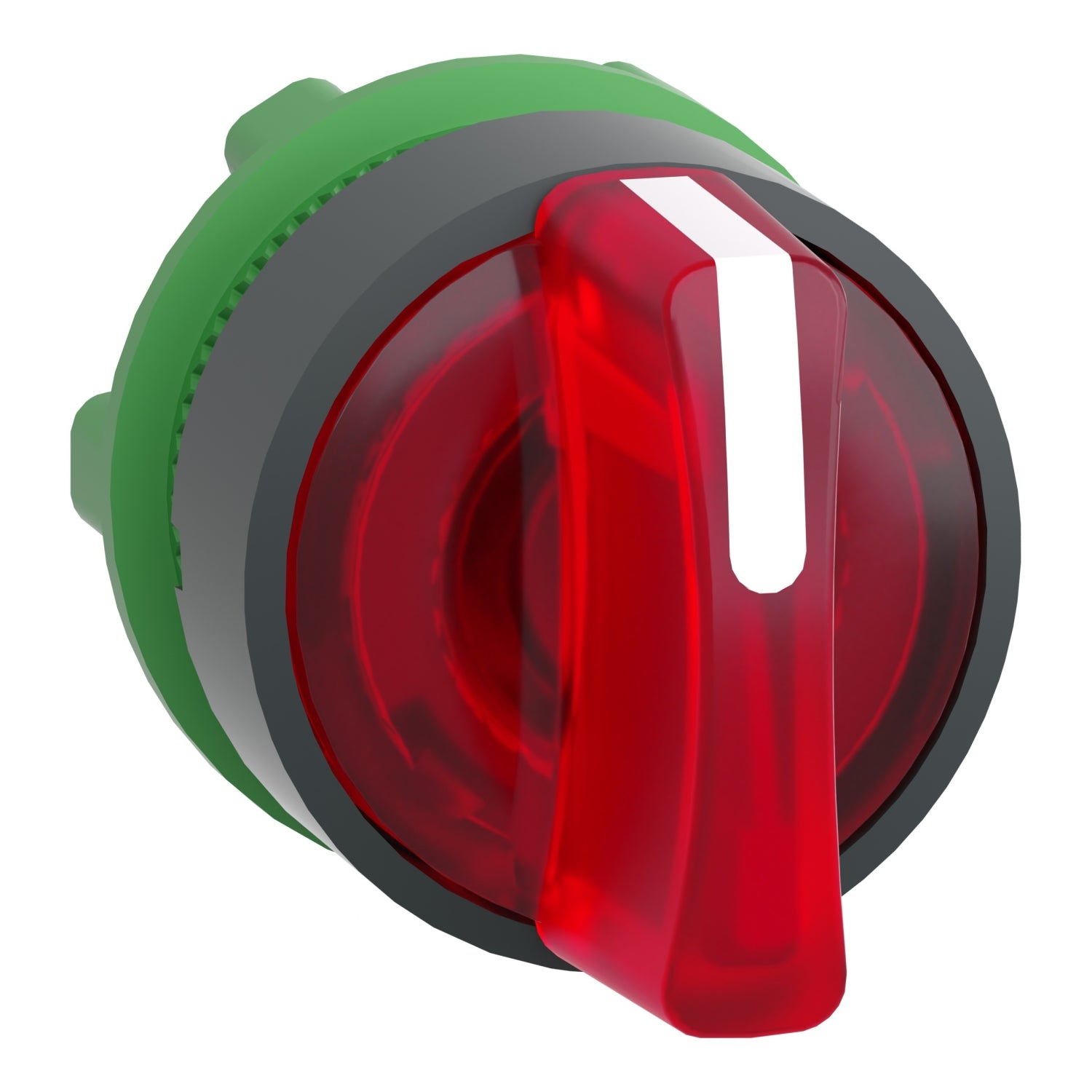 ZB5AK1343 - Cabeza selector luminoso 3 posiciones rojo Schneider