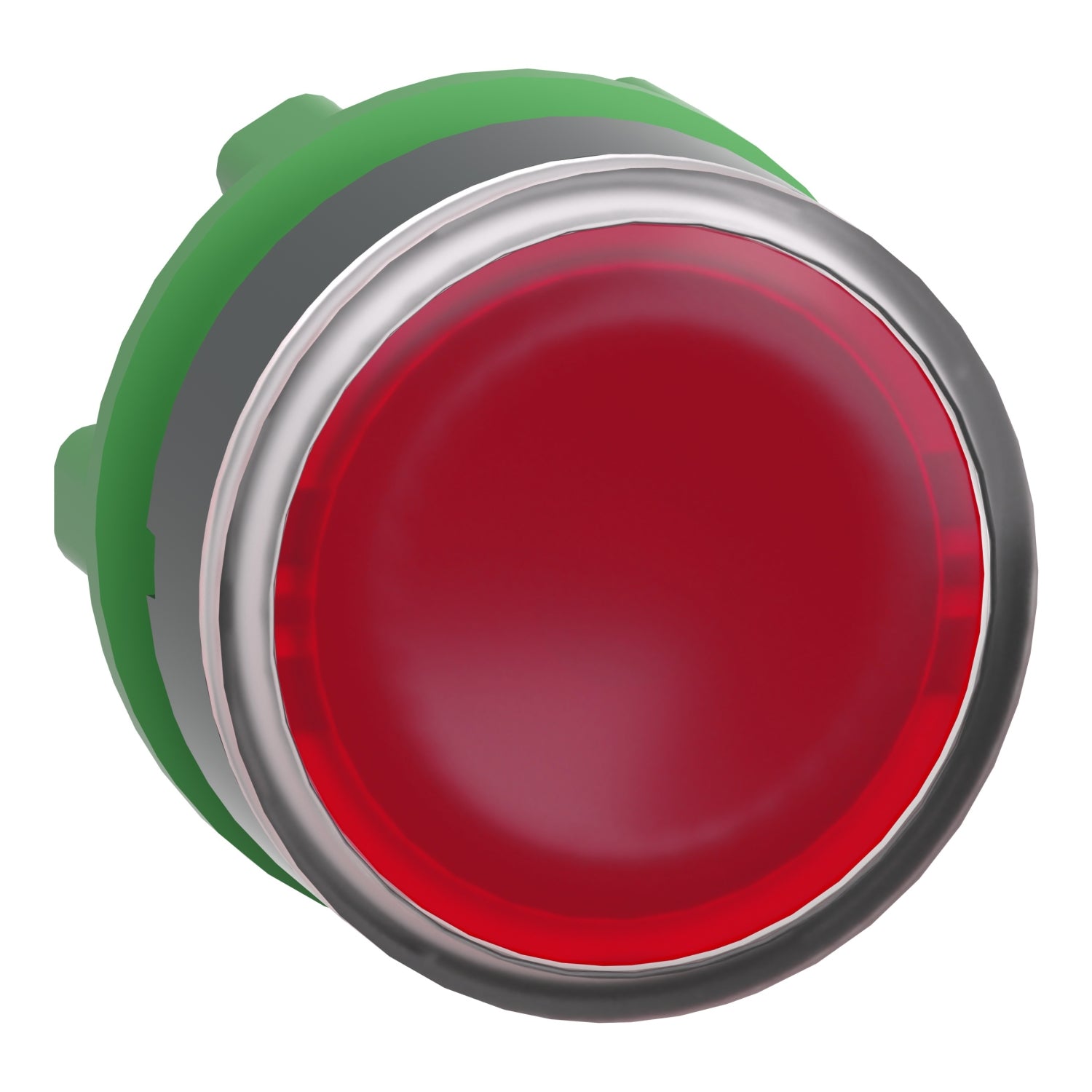 ZB5AW343 - Cabeza pulsador luminoso Harmony XB5 - rasante led rojo Schneider