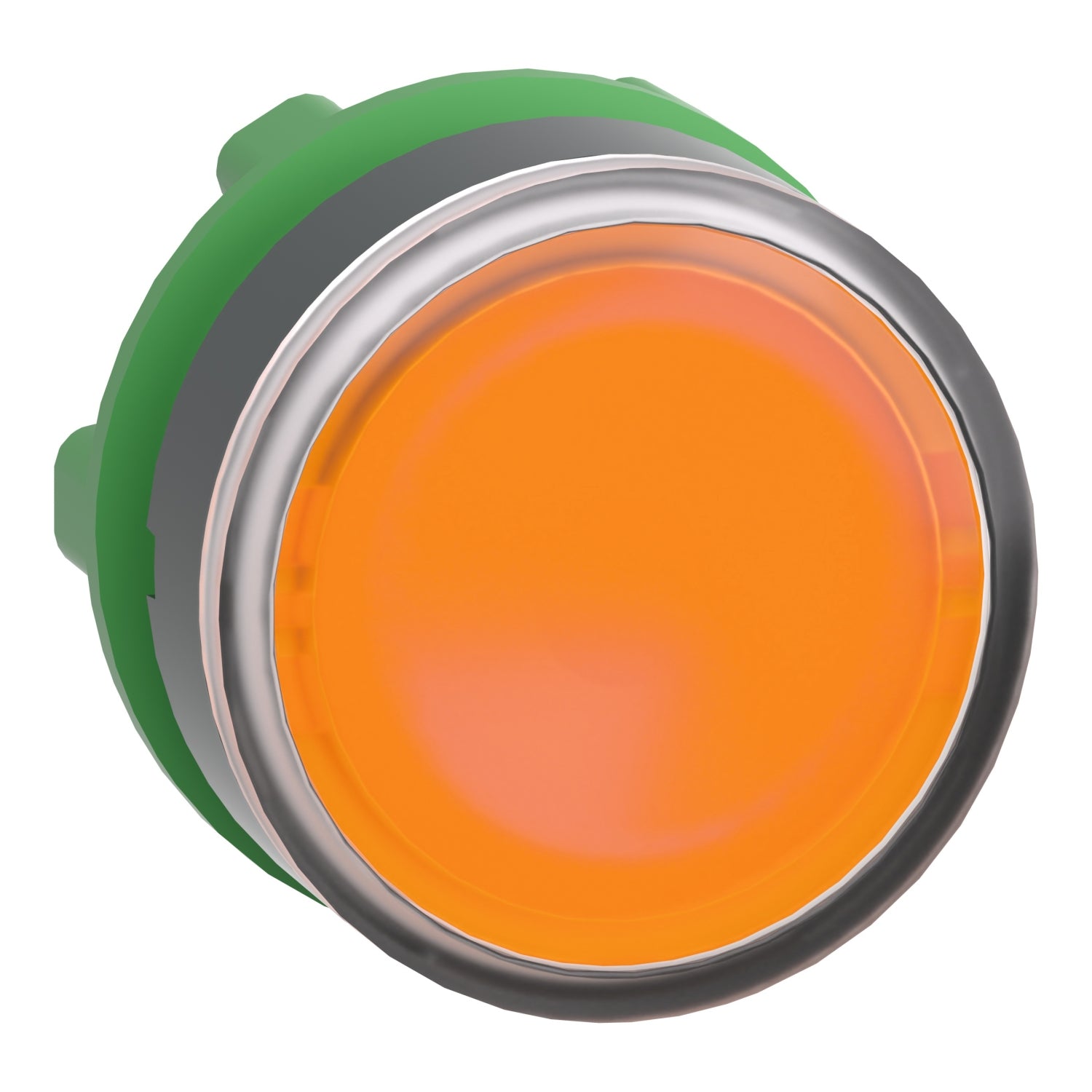 ZB5AW353 - Cabeza pulsador luminoso Harmony XB5 - rasante led amarillo Schneider