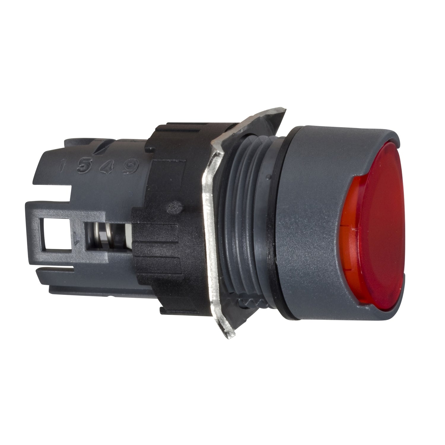 ZB6AW4 - Cabeza pulsador luminoso rojo rasante ø 16 retorno por resorte 12…24 v Schneider