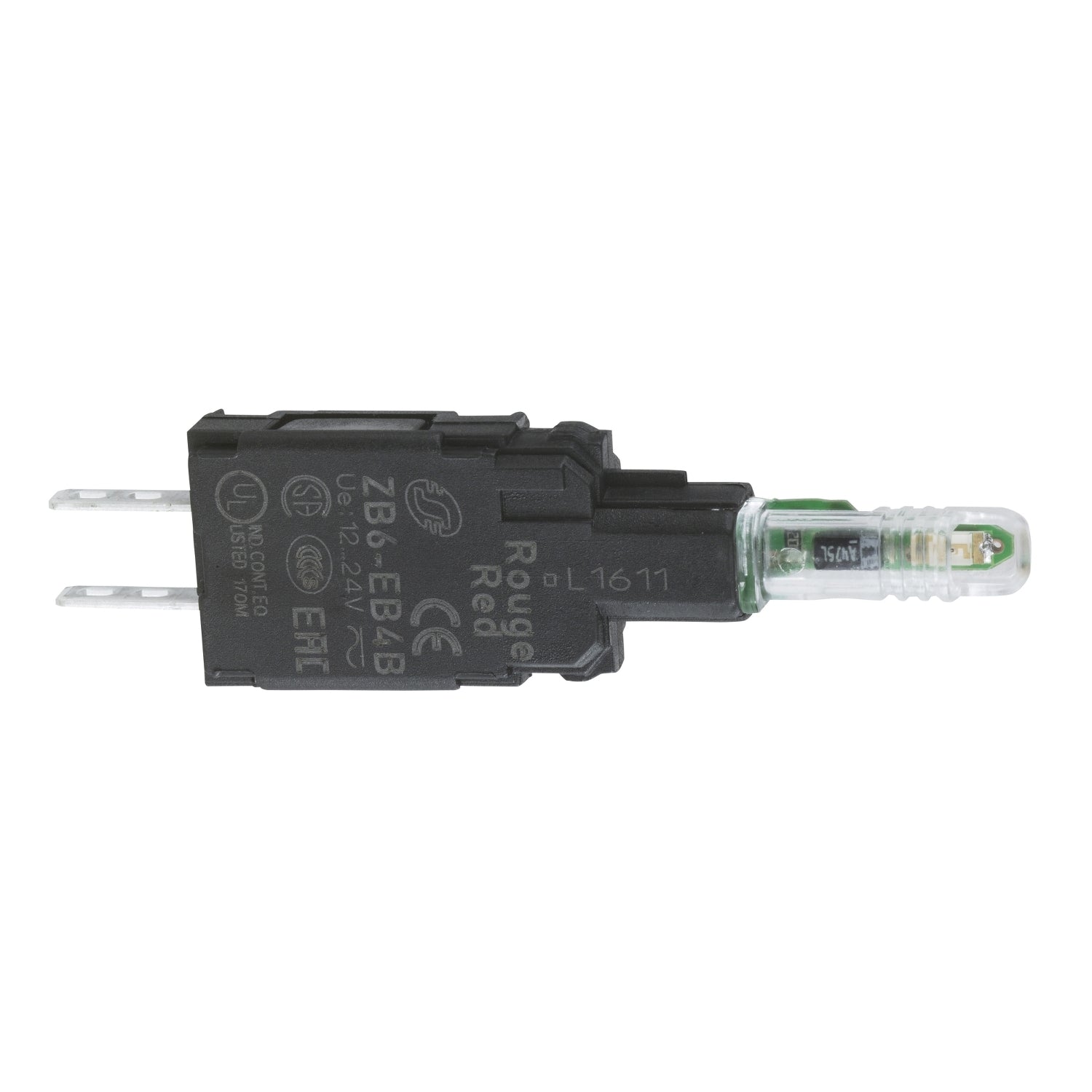 ZB6EB5B - Cuerpo para luz piloto- zb6 - led amarillo incorporado - 12..24 v Schneider