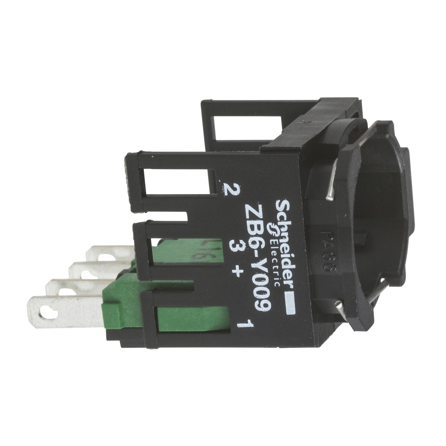 ZB6Z2B - Cuerpo con bloque de contacto simple/collar de fijación - 1nc conexión rápida Schneider