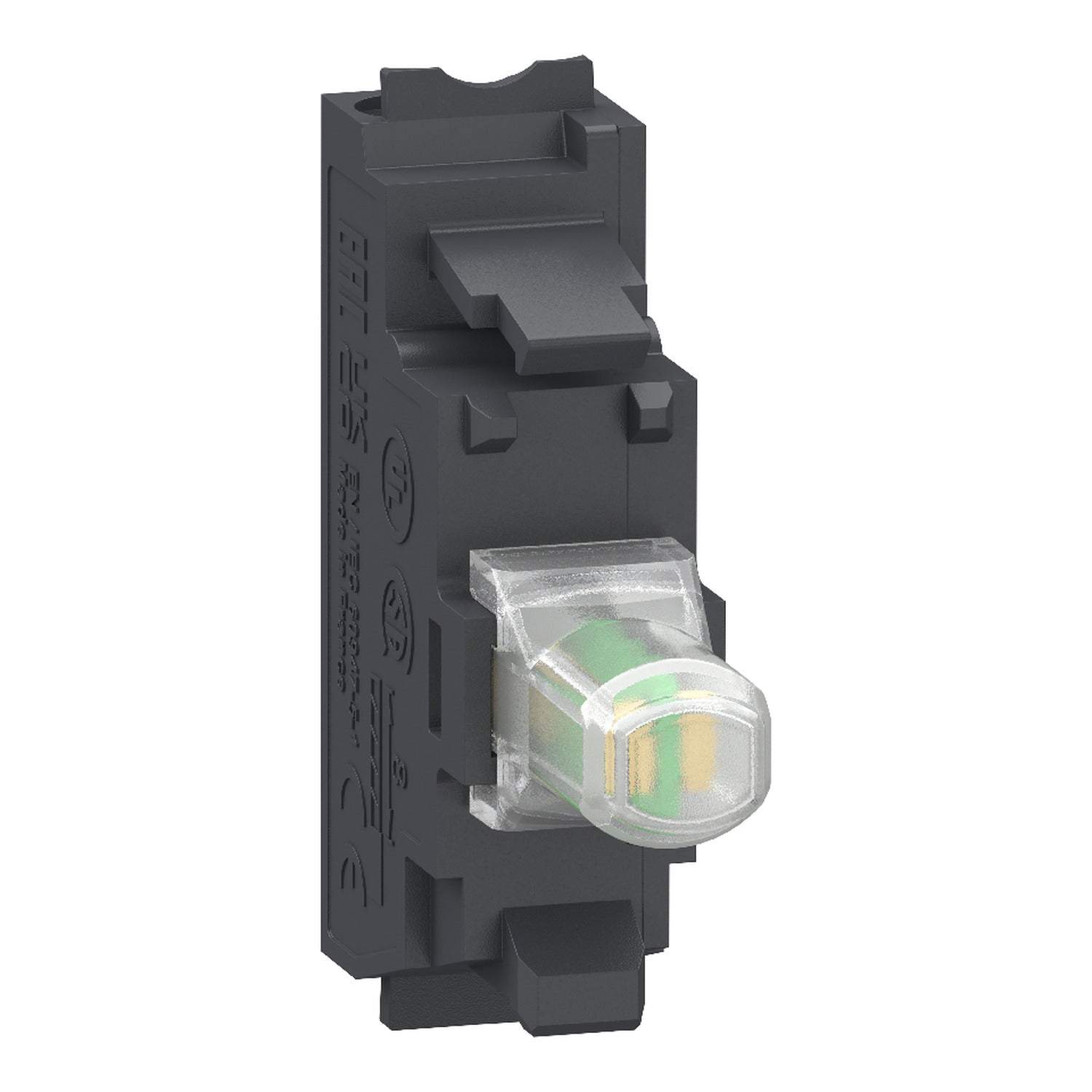 ZBVB15 - Bloque luminoso Harmony XB4 Harmony XB5 blanco para cabezal 22mm LED universal bornes de resorte 24V AC/DC Schneider
