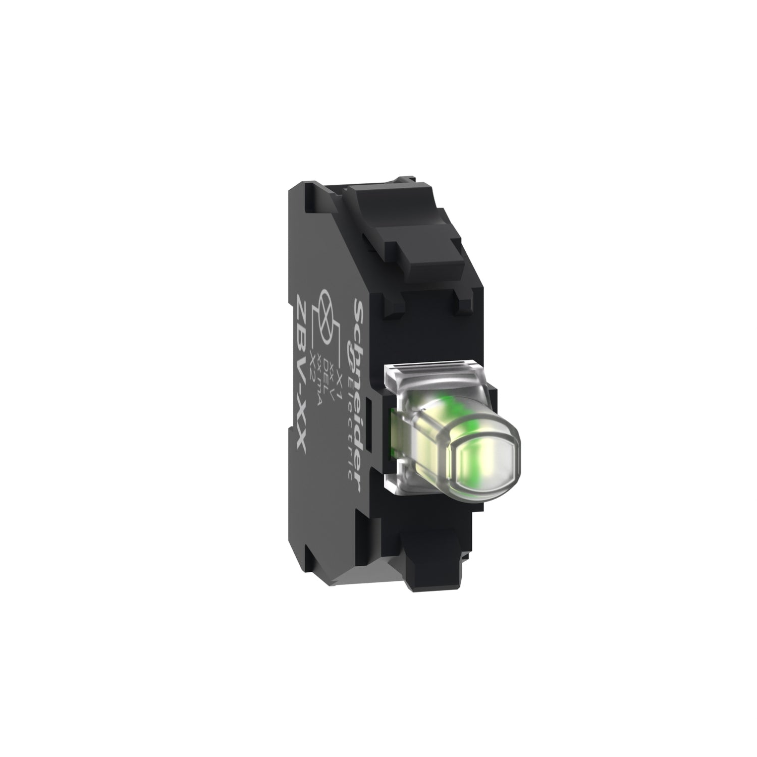 ZBVM1 - Bloque luminoso Harmony XB4 Harmony XB5 blanco para cabezal de 22mm LED universal bornes de tornillo 230...240V AC Schneider