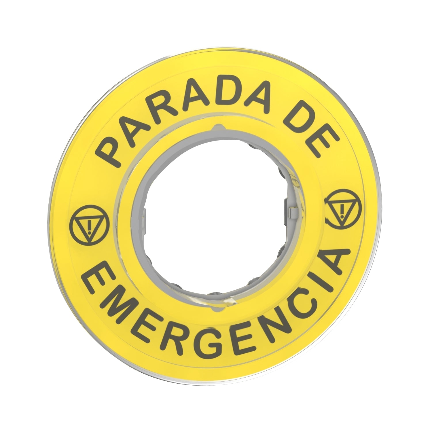 ZBY9420 - Etiqueta Harmony XB4 - parada de emergencia 3d Schneider