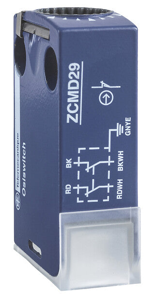 ZCMD21 - Cuerpo de interruptor de límite ZCMD, 1NC+1 NO, plata, acción rápida Telemecanique